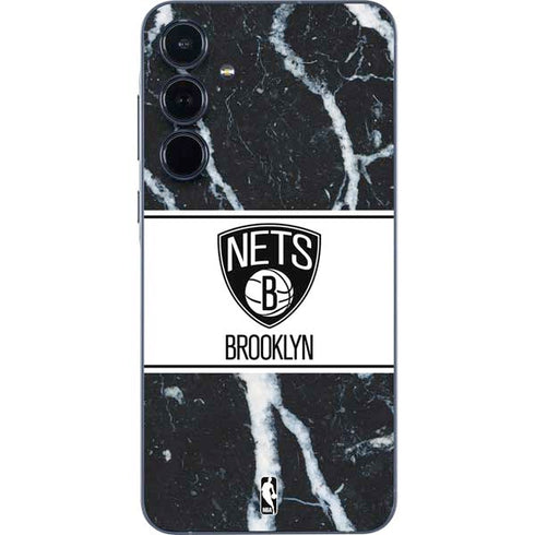 NBA Brooklyn Nets Marble Galaxy A35 5G Skin